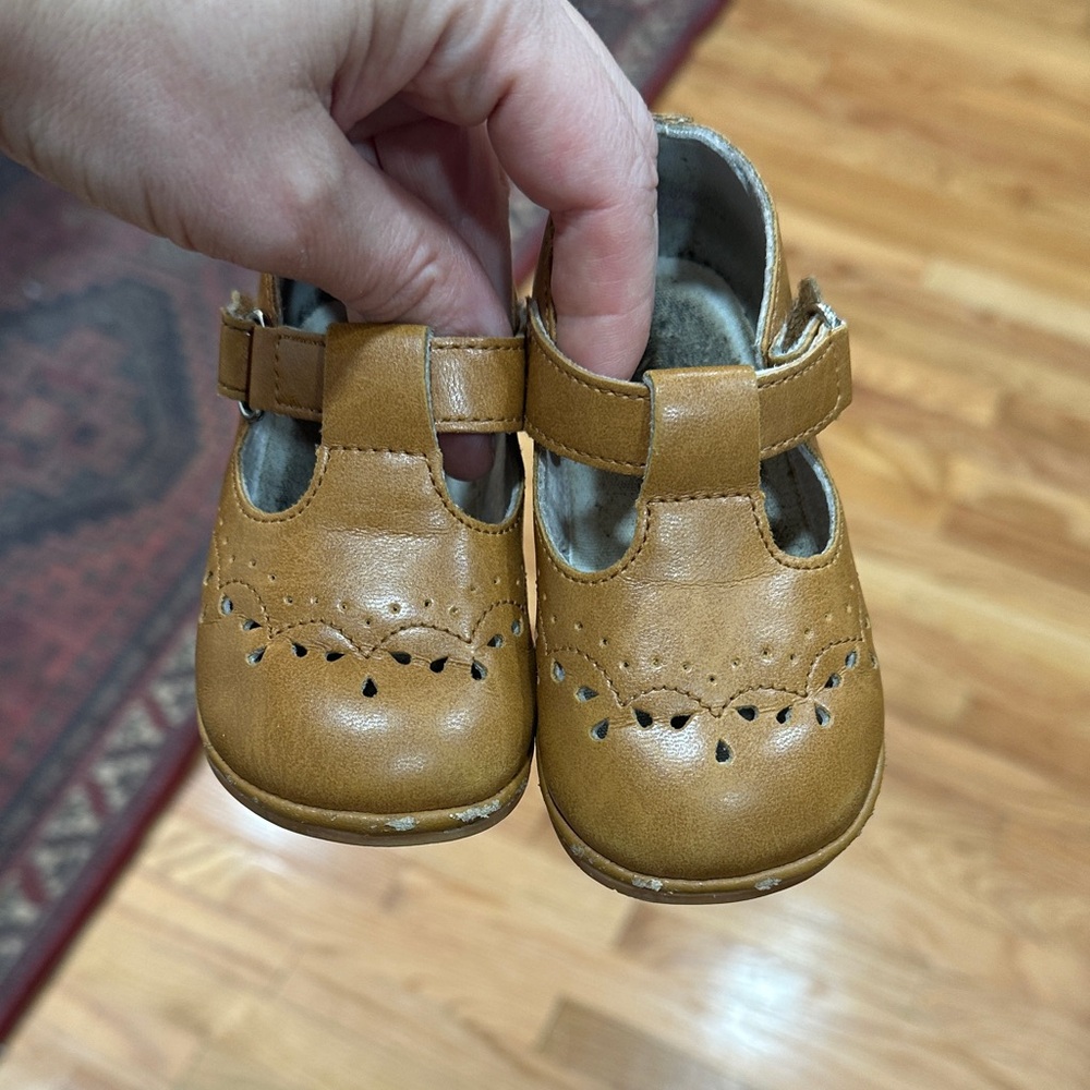 Classic Tan Kids Shoes